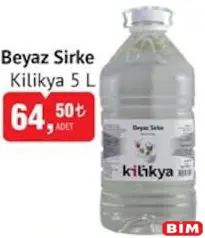 KİLİKYA BEYAZ SİRKE 5 L KİLİKYA BEYAZ SİRKE 5 L